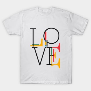 LOVE illustration text T-Shirt